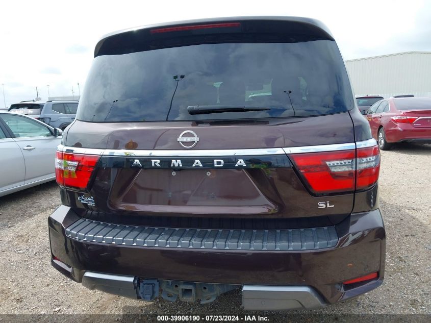 2021 Nissan Armada Sl VIN: JN8AY2BD7M9661104 Lot: 39906190