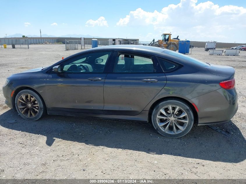 2015 Chrysler 200 S VIN: 1C3CCCDG3FN523882 Lot: 39906206