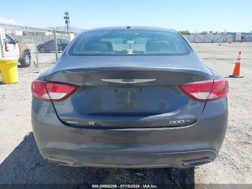 2015 Chrysler 200 S VIN: 1C3CCCDG3FN523882 Lot: 39906206