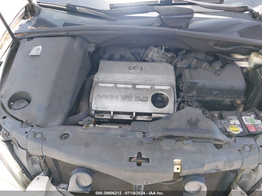 2004 Lexus Rx 330 VIN: 2T2HA31U74C002337 Lot: 39906212