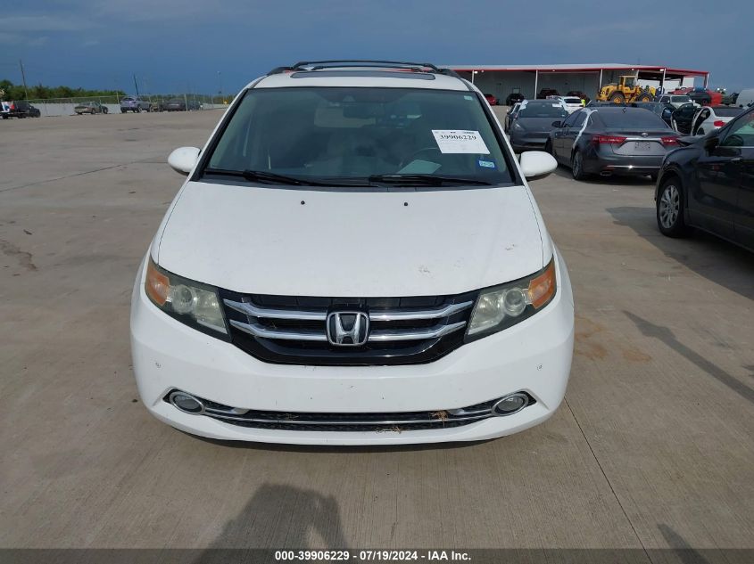 2014 Honda Odyssey Touring/Touring Elite VIN: 5FNRL5H92EB098911 Lot: 39906229