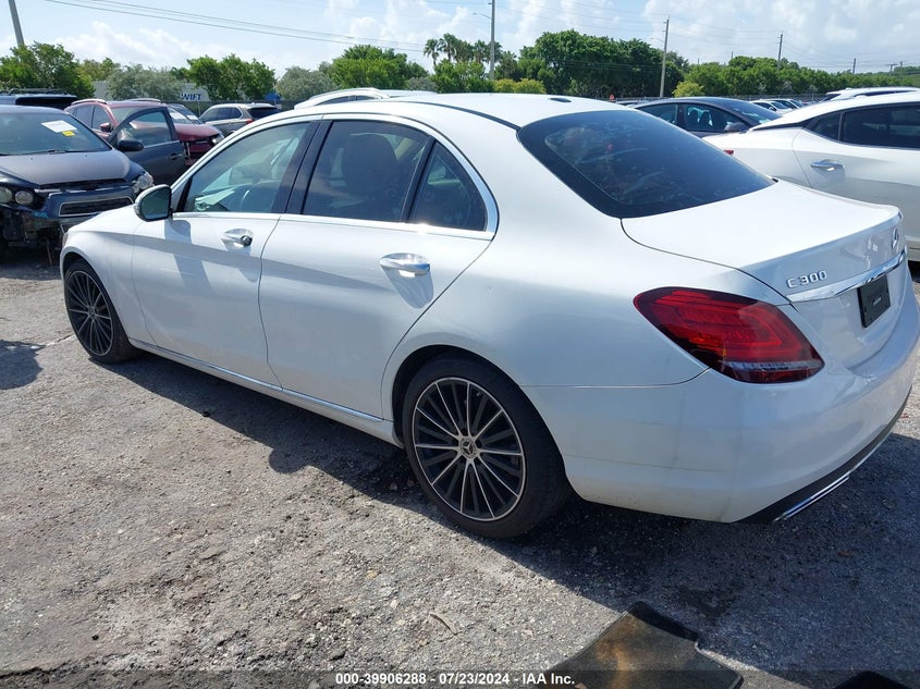 VIN 55SWF8DB7KU303816 2019 MERCEDES-BENZ C 300