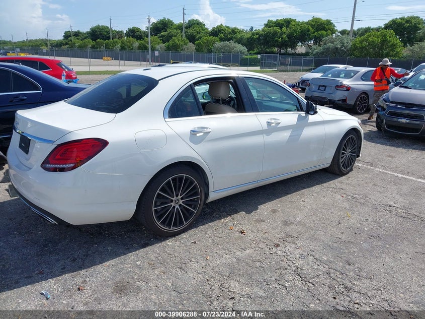 VIN 55SWF8DB7KU303816 2019 MERCEDES-BENZ C 300