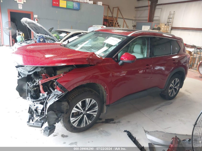 VIN 5N1AT3BB7MC708287 2021 NISSAN ROGUE SV