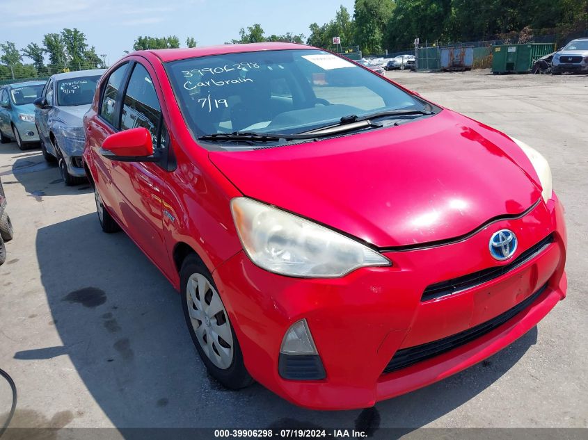 2012 Toyota Prius C Three VIN: JTDKDTB34C1011622 Lot: 39906298