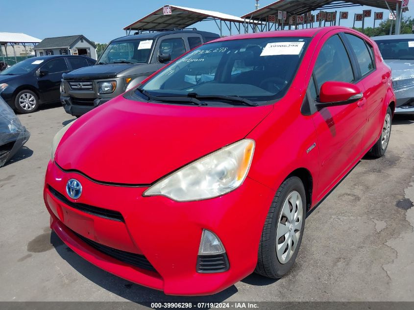 JTDKDTB34C1011622 | 2012 TOYOTA PRIUS C