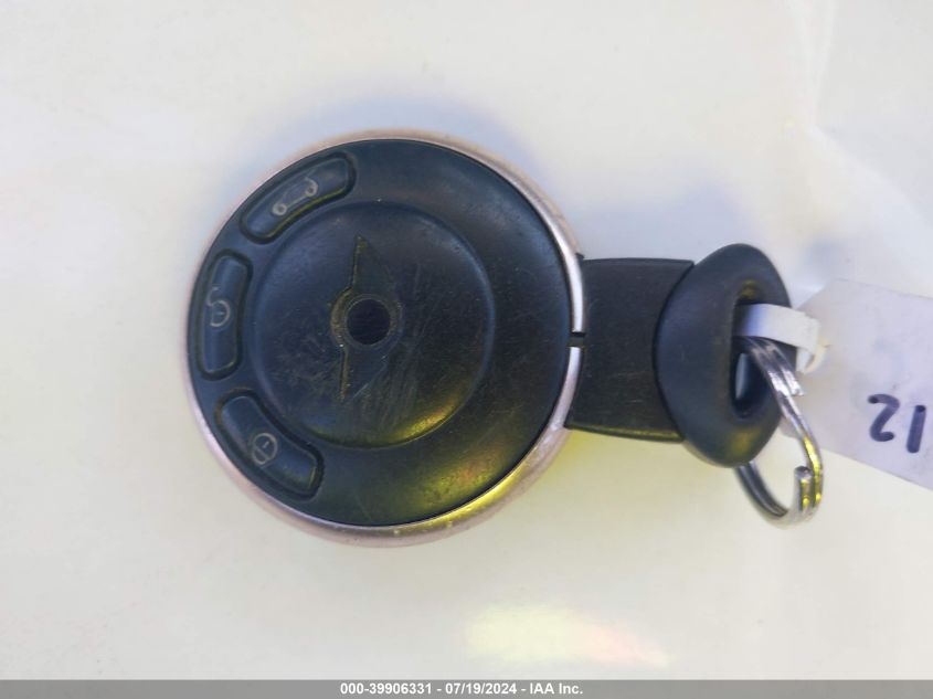 2012 Mini Cooper VIN: WMWSU3C57CT539933 Lot: 39906331