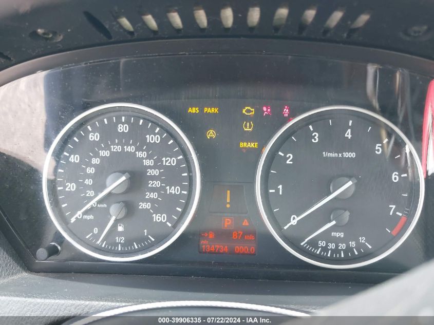 2009 BMW X5 xDrive30I VIN: 5UXFE43599L038573 Lot: 39906335