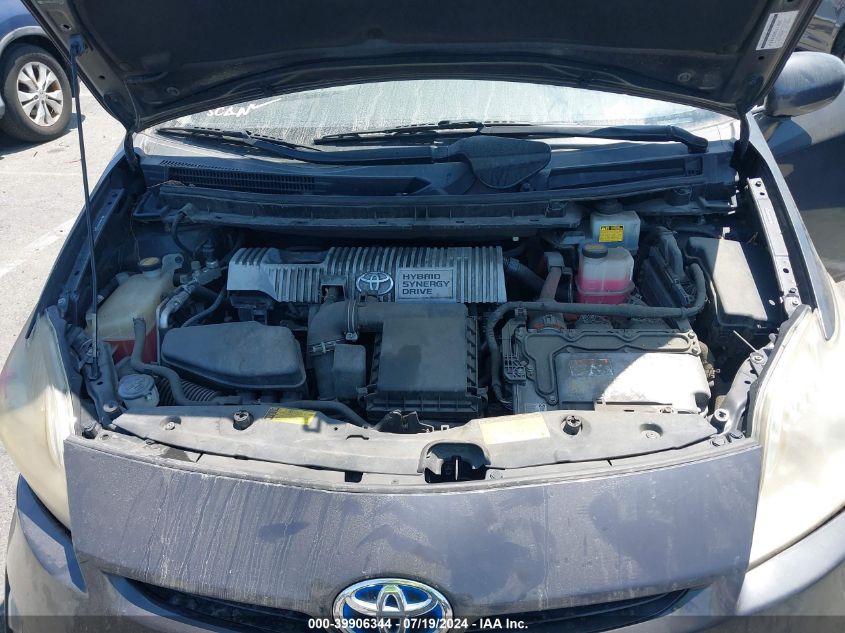 2011 Toyota Prius Three VIN: JTDKN3DU4B0252118 Lot: 39906344