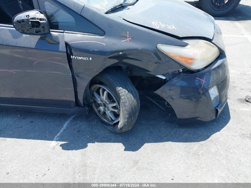 2011 Toyota Prius Three VIN: JTDKN3DU4B0252118 Lot: 39906344
