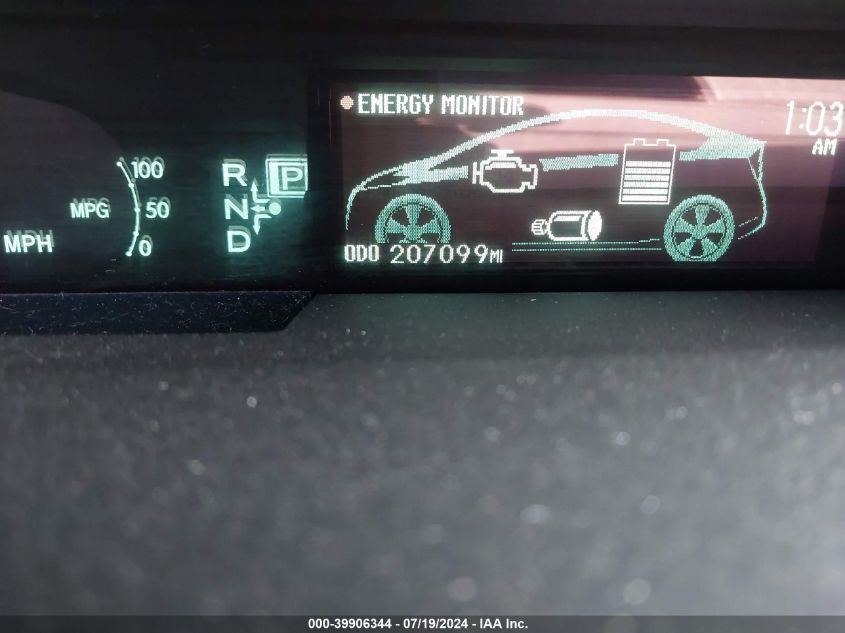 2011 Toyota Prius Three VIN: JTDKN3DU4B0252118 Lot: 39906344