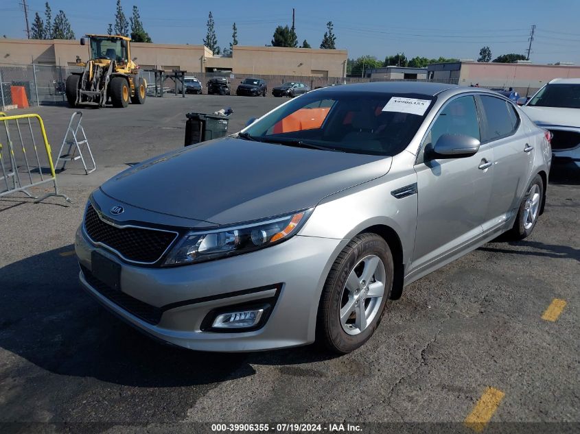 2014 Kia Optima Lx VIN: 5XXGM4A78EG321800 Lot: 39906355