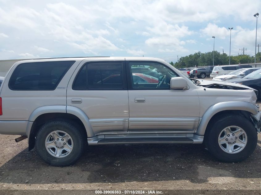2000 Toyota 4Runner Limited V6 VIN: JT3HN87R1Y0308110 Lot: 39906383