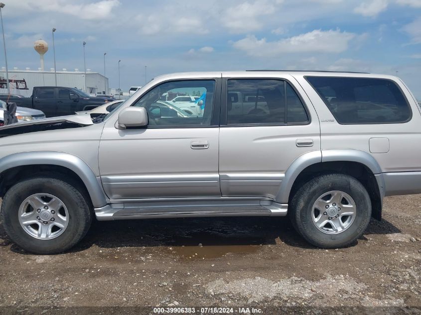 2000 Toyota 4Runner Limited V6 VIN: JT3HN87R1Y0308110 Lot: 39906383