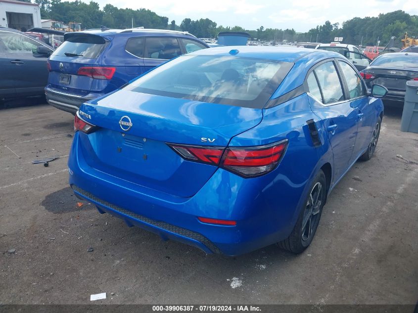 2024 Nissan Sentra Sv VIN: 3N1AB8CVXRY221650 Lot: 39906387