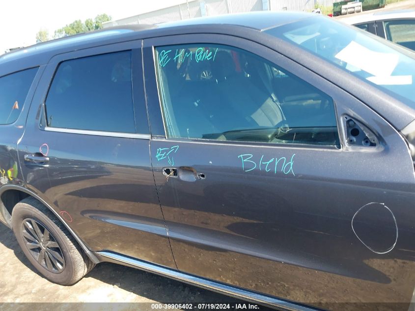 2018 Dodge Durango Sxt Awd VIN: 1C4RDJAG6JC312529 Lot: 39906402