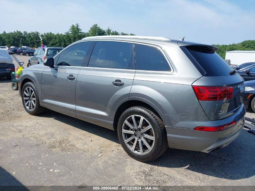 2017 Audi Q7 3.0T Premium VIN: WA1LAAF70HD018162 Lot: 39906460