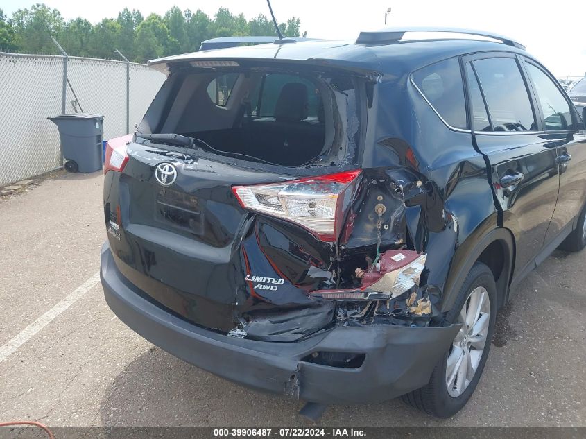 2014 Toyota Rav4 Limited VIN: 2T3DFREV8EW175186 Lot: 39906487