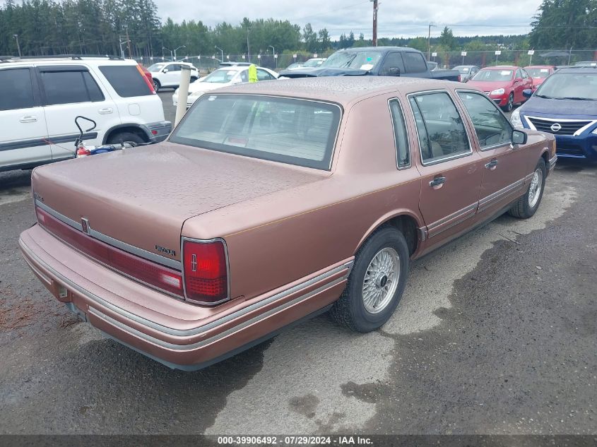 1993 Lincoln Town Car Executive VIN: 1LNLM81W5PY656592 Lot: 39906492