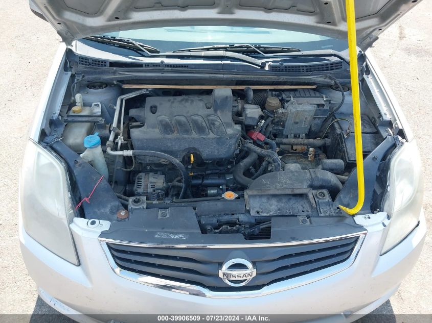 2011 Nissan Sentra 2.0/2.0S/Sr/2.0Sl VIN: 3N1AB6AP2BL652141 Lot: 39906509