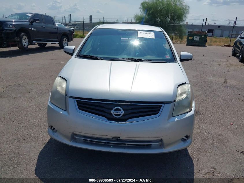 2011 Nissan Sentra 2.0/2.0S/Sr/2.0Sl VIN: 3N1AB6AP2BL652141 Lot: 39906509