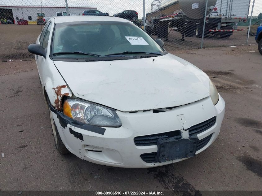 2003 Dodge Stratus Se VIN: 1B3EL36X83N586491 Lot: 39906510