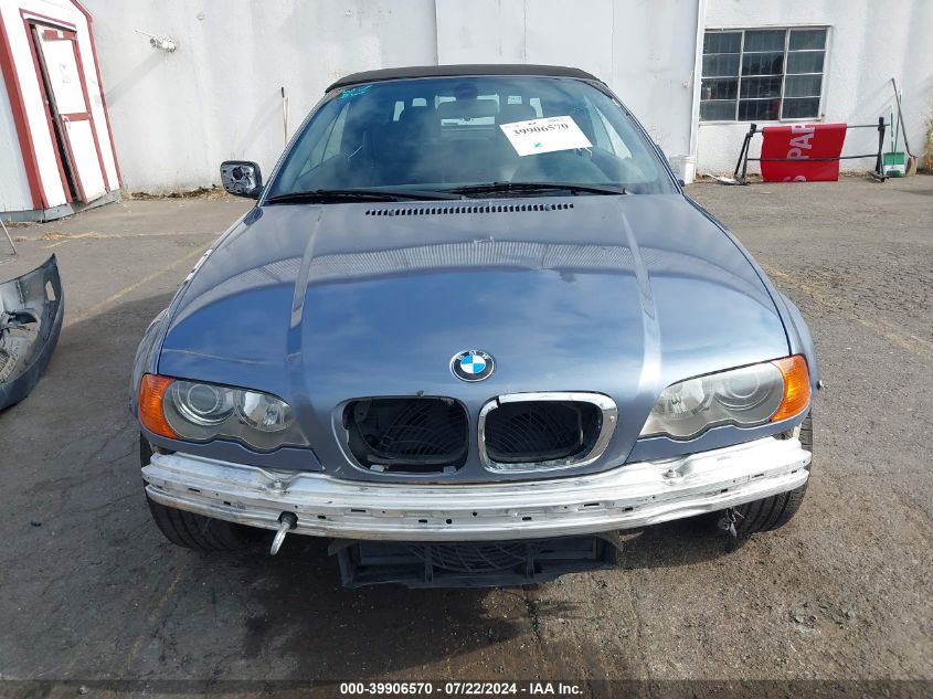 2001 BMW 330Ci VIN: WBABS534X1JU81964 Lot: 39906570