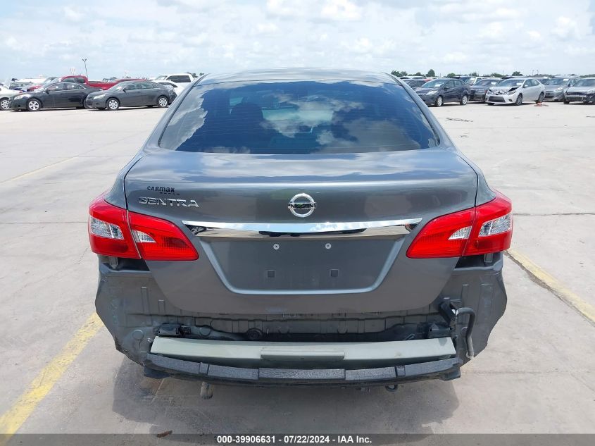 2016 Nissan Sentra S VIN: 3N1AB7AP3GY302369 Lot: 39906631