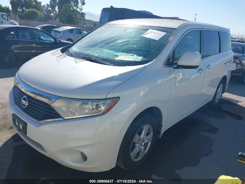 2013 Nissan Quest Sv VIN: JN8AE2KPXD9061227 Lot: 39906637