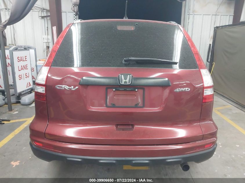 2010 Honda Cr-V Lx VIN: 5J6RE4H37AL101867 Lot: 39906650
