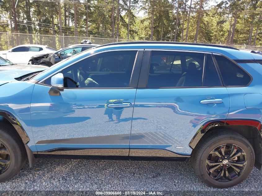 2022 Toyota Rav4 Hybrid Se VIN: 4T3T6RFV1NU102350 Lot: 39906688