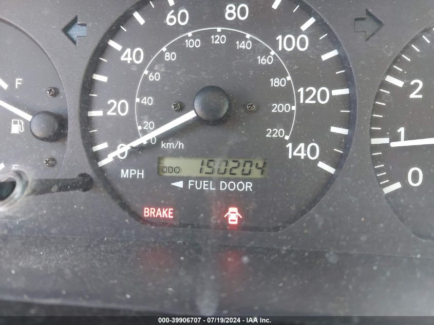 2000 Toyota Camry Xle V6 VIN: JT2BF28K0Y0238749 Lot: 39906707