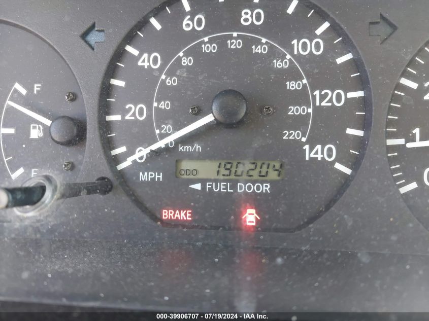 2000 Toyota Camry Xle V6 VIN: JT2BF28K0Y0238749 Lot: 39906707