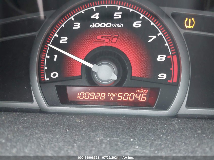 2008 Honda Civic Si VIN: 2HGFG21548H703315 Lot: 39906723