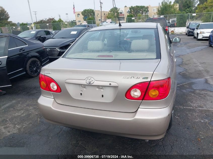 2003 Toyota Corolla Le VIN: 1NXBR32E23Z108072 Lot: 39906735