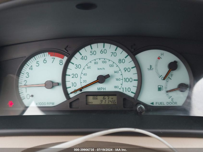 2003 Toyota Corolla Le VIN: 1NXBR32E23Z108072 Lot: 39906735