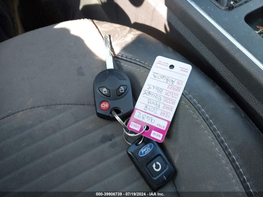 2018 Ford Escape Se VIN: 1FMCU9GD2JUA18603 Lot: 39906739