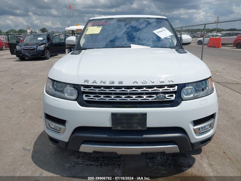 2016 Land Rover Range Rover Sport 3.0L V6 Supercharged Hse VIN: SALWR2VF4GA632294 Lot: 39906782