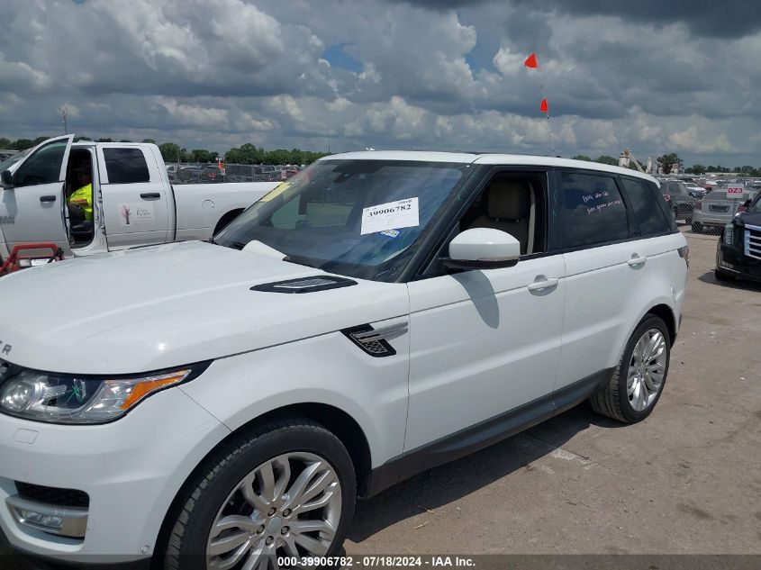 2016 Land Rover Range Rover Sport 3.0L V6 Supercharged Hse VIN: SALWR2VF4GA632294 Lot: 39906782