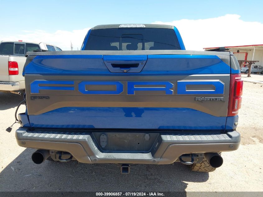 2018 Ford F-150 Raptor VIN: 1FTFW1RG6JFB72143 Lot: 39906857