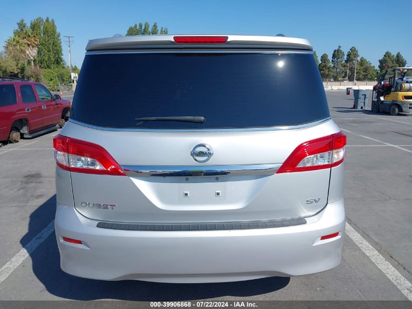 2015 Nissan Quest Sv VIN: JN8AE2KP9F9127821 Lot: 39906868