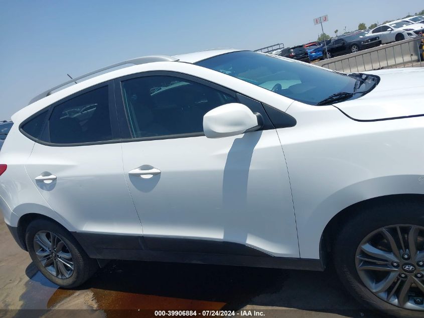 2014 Hyundai Tucson Se VIN: KM8JU3AG4EU795524 Lot: 39906884