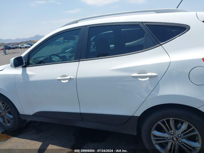 2014 Hyundai Tucson Se VIN: KM8JU3AG4EU795524 Lot: 39906884