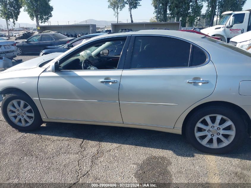 2003 Lexus Es 300 VIN: JTHBF30G636017715 Lot: 39906886