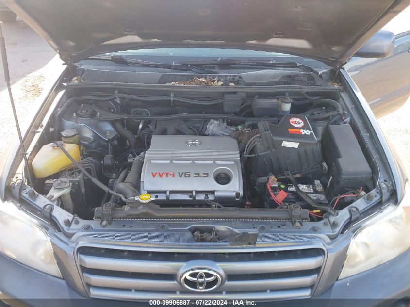 2005 Toyota Highlander Limited V6 VIN: JTEEP21AX50121948 Lot: 39906887