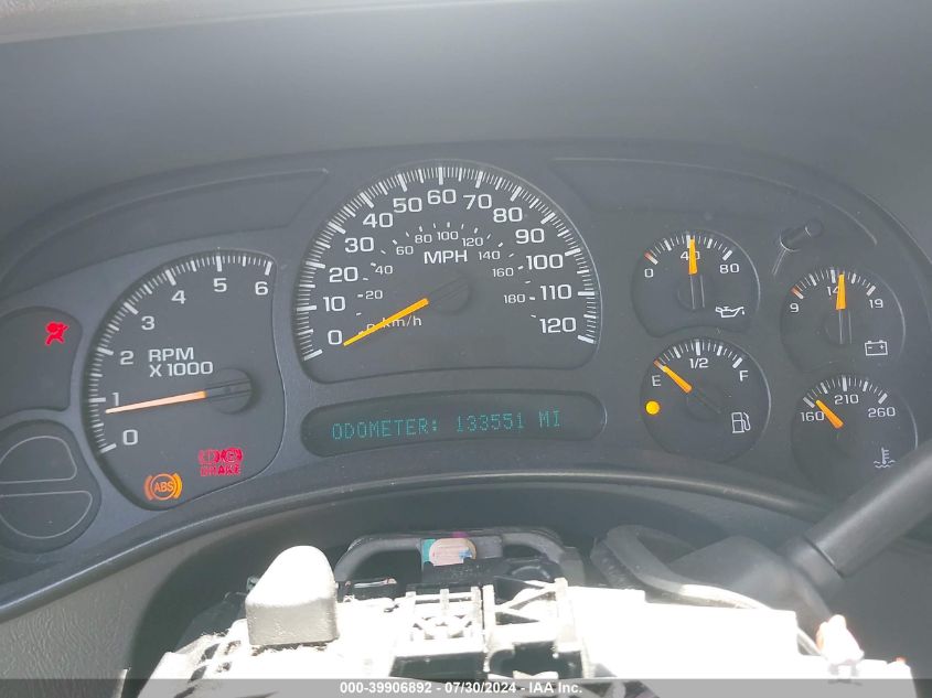 2005 Chevrolet Suburban 1500 Ls VIN: 3GNEC16Z75G293284 Lot: 39906892