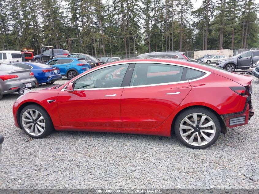 2018 Tesla Model 3 Long Range/Mid Range VIN: 5YJ3E1EAXJF037842 Lot: 39906899