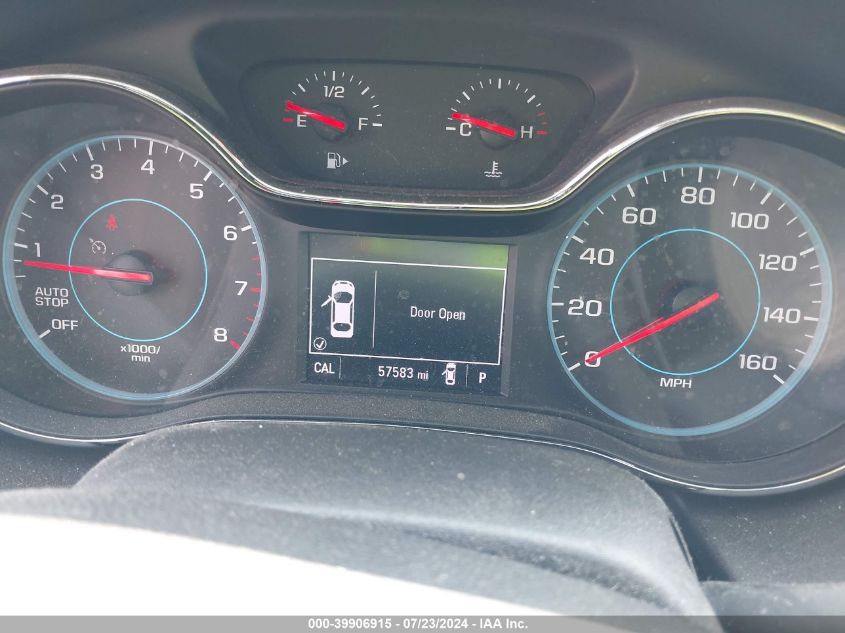 2016 Chevrolet Cruze Lt Auto VIN: 1G1BE5SM8G7261376 Lot: 39906915