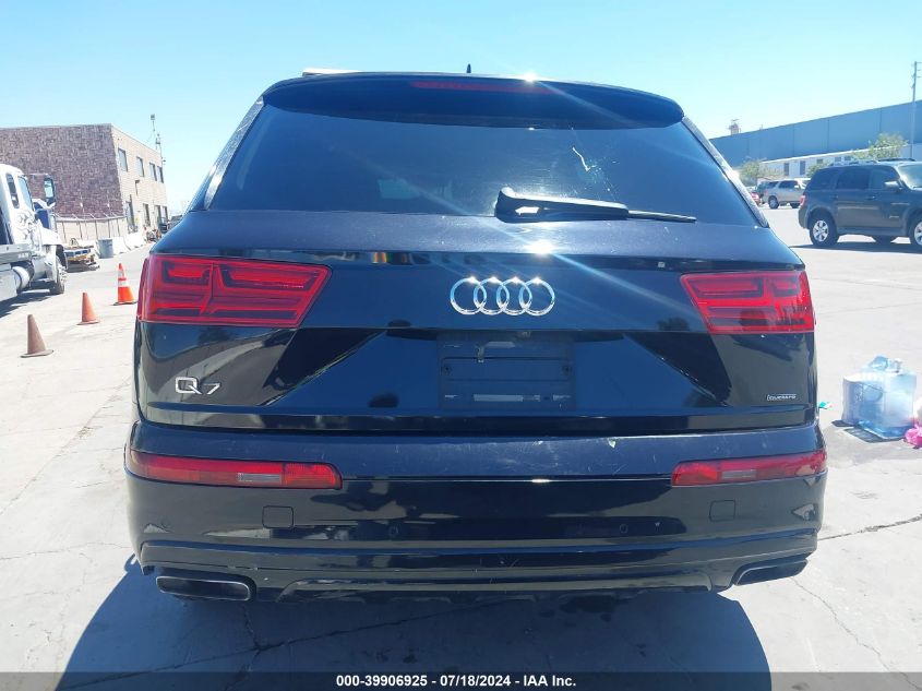 2018 Audi Q7 2.0T Premium VIN: WA1LHAF75JD016439 Lot: 39906925