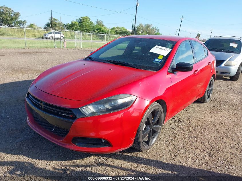 2015 Dodge Dart Sxt VIN: 1C3CDFBB6FD254126 Lot: 39906932